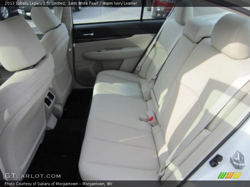 Satin White Pearl / Warm Ivory Leather 2013 Subaru Legacy 2.5i Limited