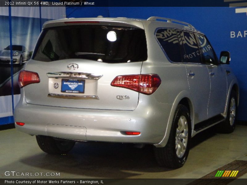 Liquid Platinum / Wheat 2012 Infiniti QX 56 4WD