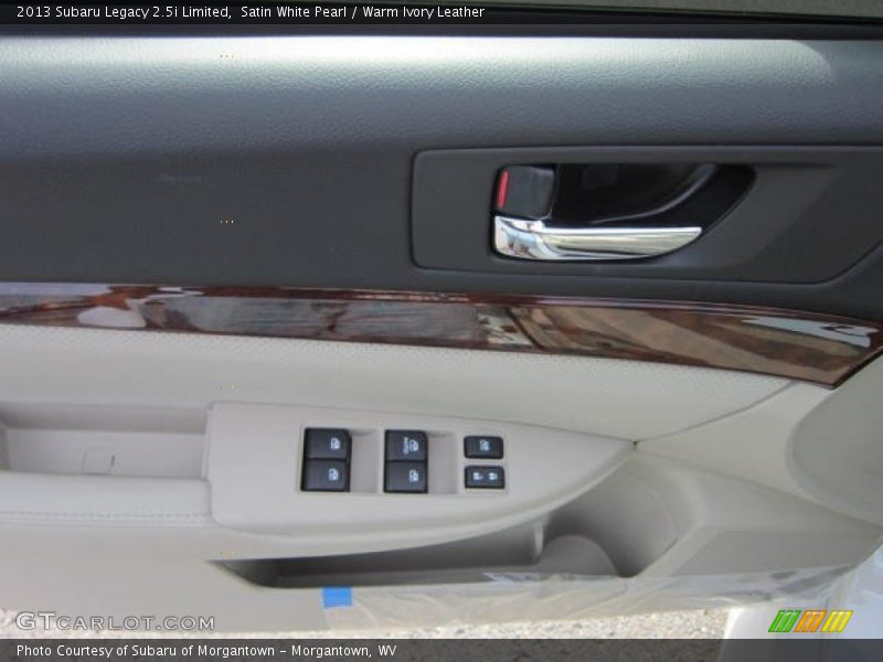 Satin White Pearl / Warm Ivory Leather 2013 Subaru Legacy 2.5i Limited
