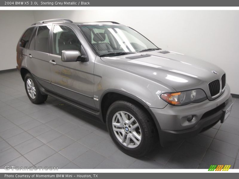 Sterling Grey Metallic / Black 2004 BMW X5 3.0i