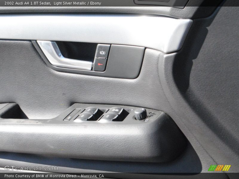 Light Silver Metallic / Ebony 2002 Audi A4 1.8T Sedan