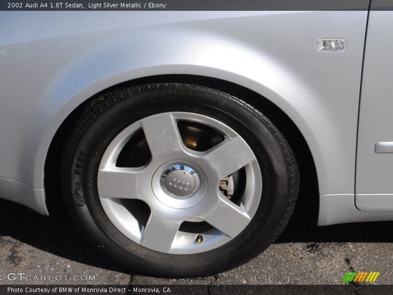 Light Silver Metallic / Ebony 2002 Audi A4 1.8T Sedan