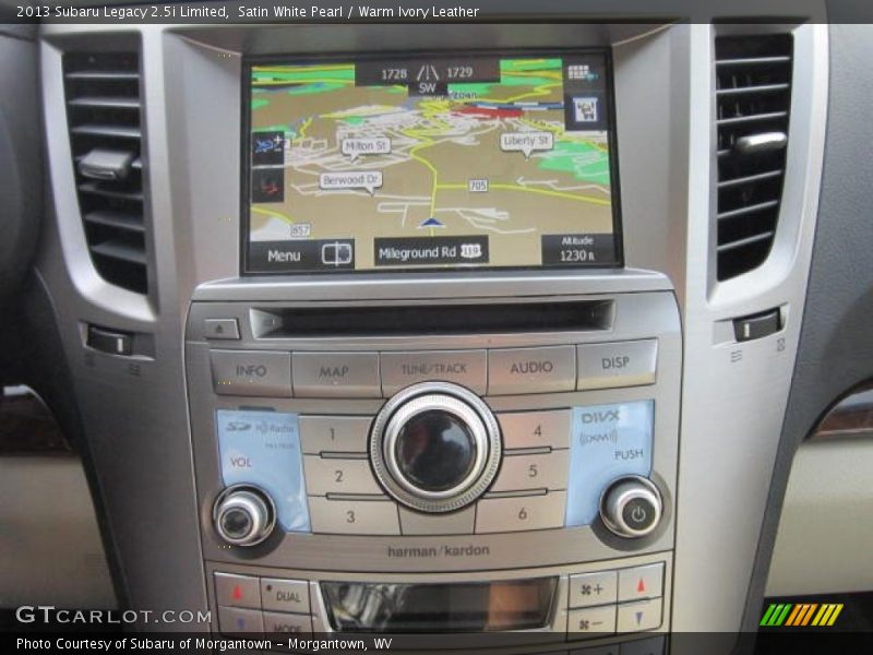 Controls of 2013 Legacy 2.5i Limited