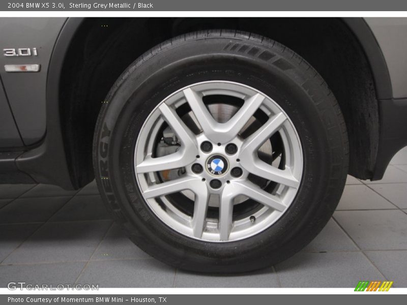 Sterling Grey Metallic / Black 2004 BMW X5 3.0i