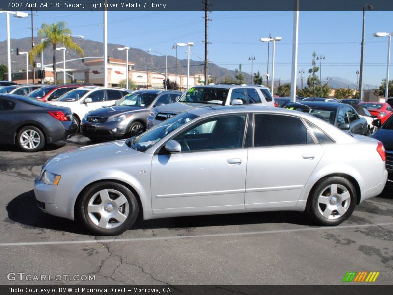 Light Silver Metallic / Ebony 2002 Audi A4 1.8T Sedan