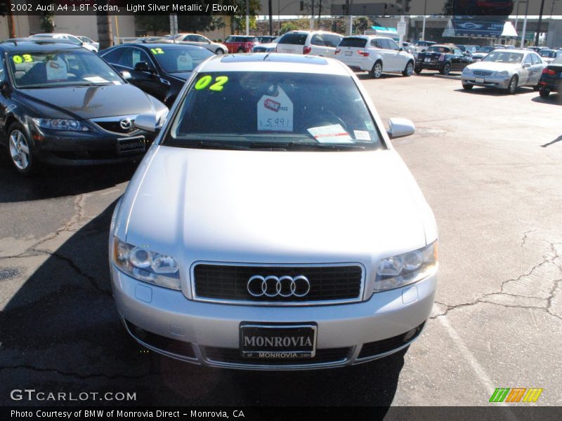Light Silver Metallic / Ebony 2002 Audi A4 1.8T Sedan