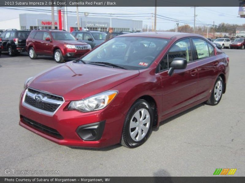 Camellia Red Pearl / Black 2013 Subaru Impreza 2.0i 4 Door