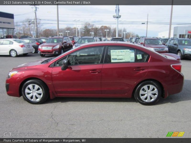 Camellia Red Pearl / Black 2013 Subaru Impreza 2.0i 4 Door