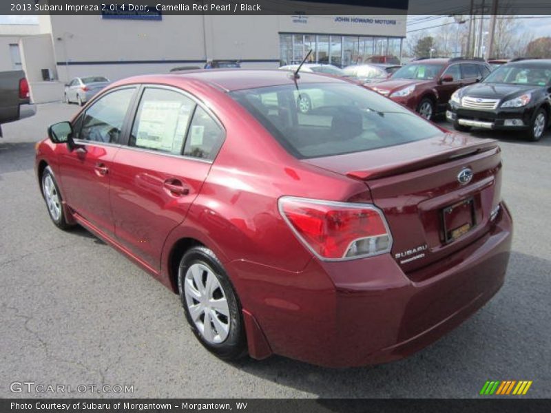 Camellia Red Pearl / Black 2013 Subaru Impreza 2.0i 4 Door