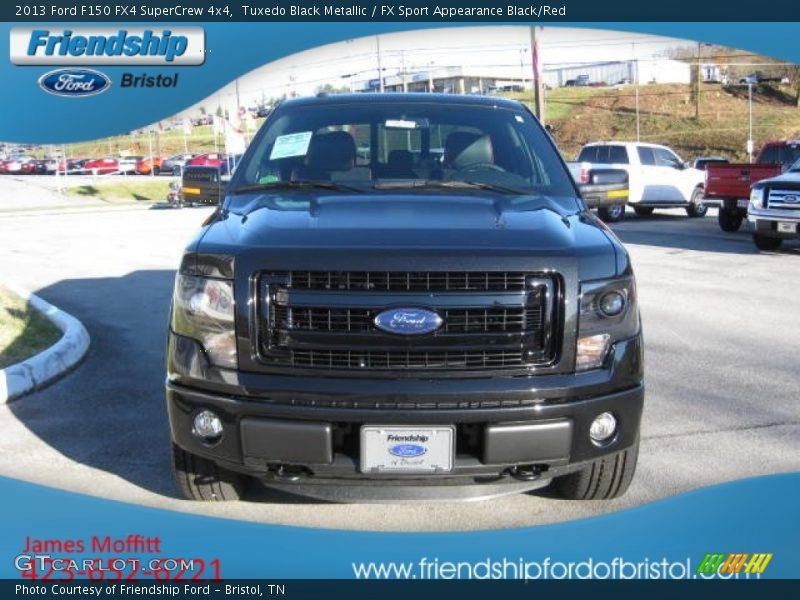 Tuxedo Black Metallic / FX Sport Appearance Black/Red 2013 Ford F150 FX4 SuperCrew 4x4