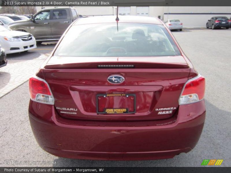 Camellia Red Pearl / Black 2013 Subaru Impreza 2.0i 4 Door