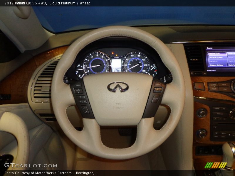Liquid Platinum / Wheat 2012 Infiniti QX 56 4WD