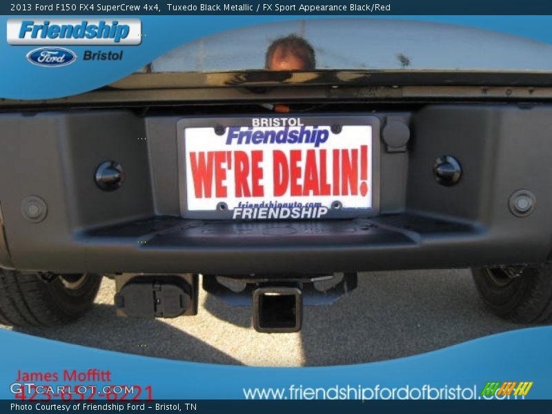 Tuxedo Black Metallic / FX Sport Appearance Black/Red 2013 Ford F150 FX4 SuperCrew 4x4