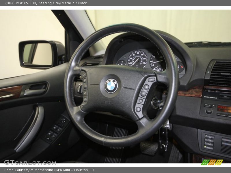 Sterling Grey Metallic / Black 2004 BMW X5 3.0i