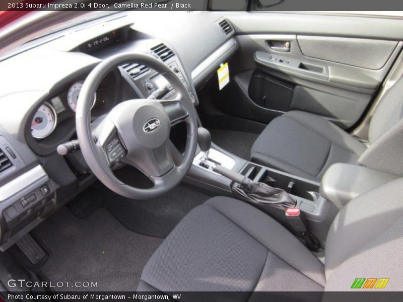 Black Interior - 2013 Impreza 2.0i 4 Door 