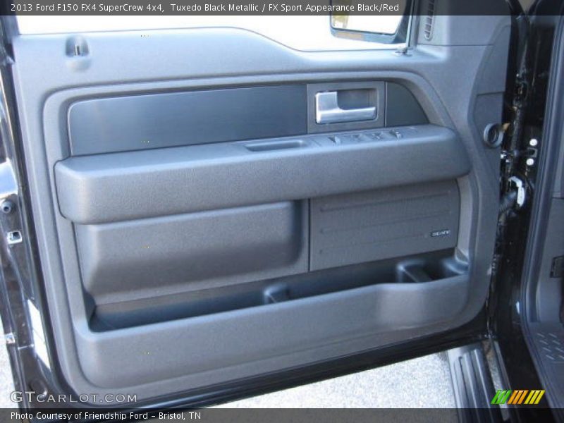 Tuxedo Black Metallic / FX Sport Appearance Black/Red 2013 Ford F150 FX4 SuperCrew 4x4