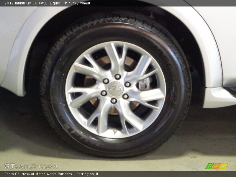 Liquid Platinum / Wheat 2012 Infiniti QX 56 4WD