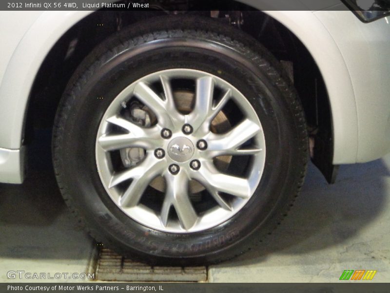Liquid Platinum / Wheat 2012 Infiniti QX 56 4WD