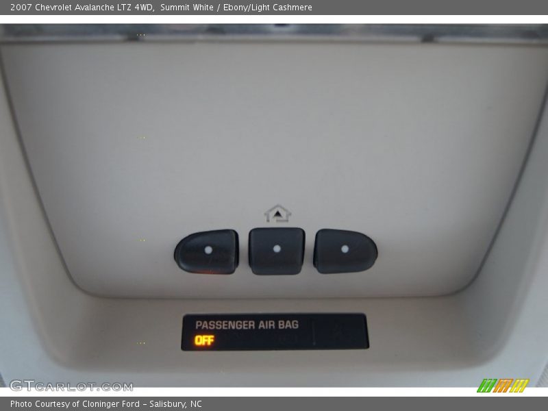 Summit White / Ebony/Light Cashmere 2007 Chevrolet Avalanche LTZ 4WD
