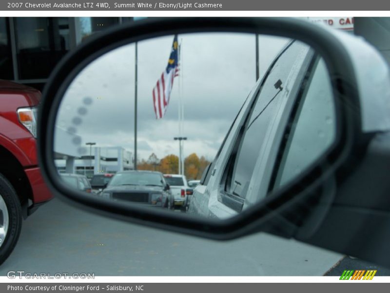 Summit White / Ebony/Light Cashmere 2007 Chevrolet Avalanche LTZ 4WD