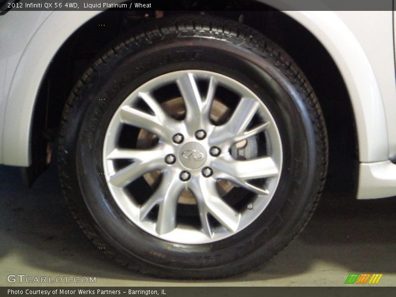 Liquid Platinum / Wheat 2012 Infiniti QX 56 4WD