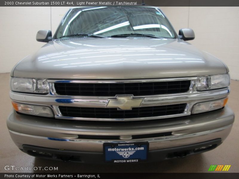 Light Pewter Metallic / Tan/Neutral 2003 Chevrolet Suburban 1500 LT 4x4