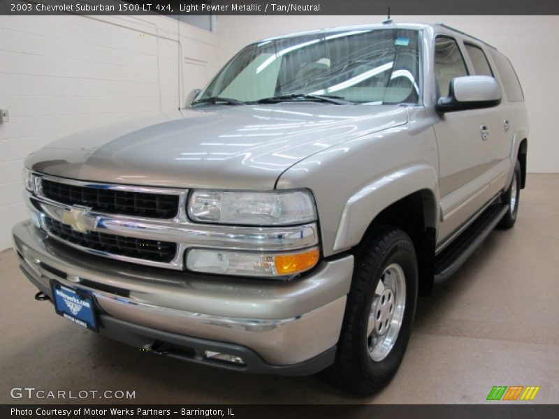 Light Pewter Metallic / Tan/Neutral 2003 Chevrolet Suburban 1500 LT 4x4
