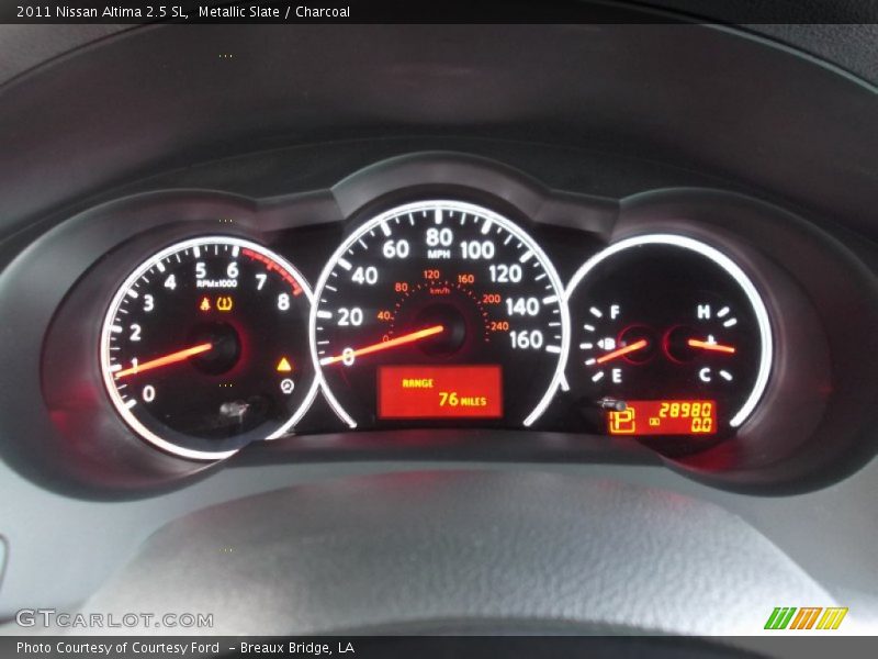 Metallic Slate / Charcoal 2011 Nissan Altima 2.5 SL