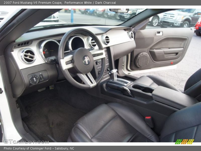 Dark Charcoal Interior - 2007 Mustang V6 Premium Coupe 
