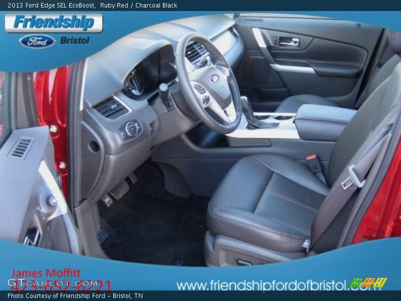 Ruby Red / Charcoal Black 2013 Ford Edge SEL EcoBoost
