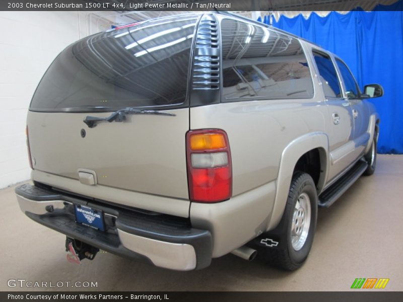 Light Pewter Metallic / Tan/Neutral 2003 Chevrolet Suburban 1500 LT 4x4