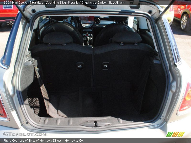 Sparkling Silver Metallic / Checkered Carbon Black/Black 2009 Mini Cooper S Hardtop