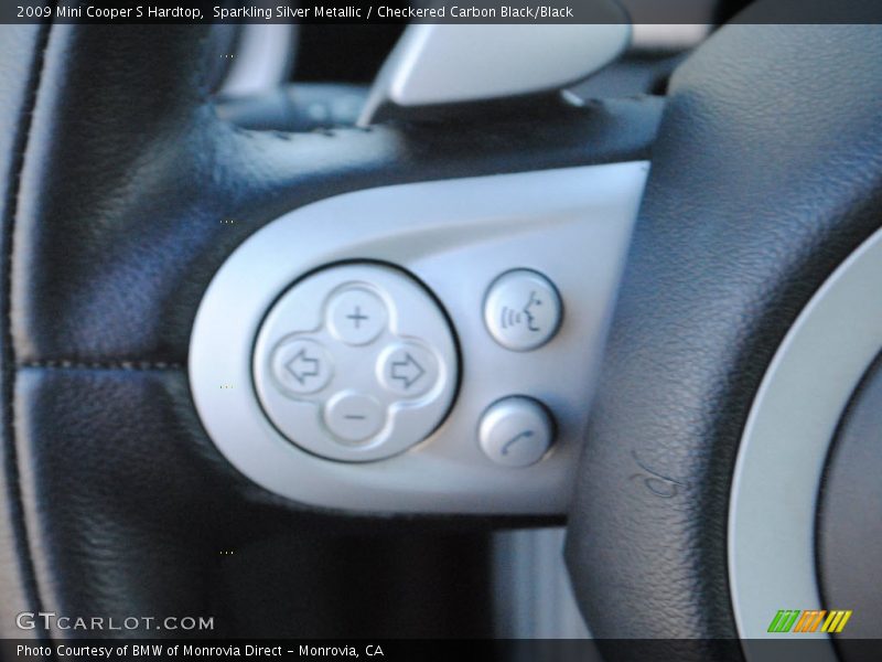 Sparkling Silver Metallic / Checkered Carbon Black/Black 2009 Mini Cooper S Hardtop