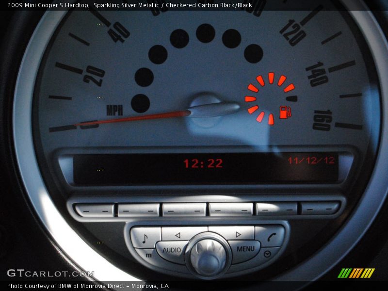 Sparkling Silver Metallic / Checkered Carbon Black/Black 2009 Mini Cooper S Hardtop