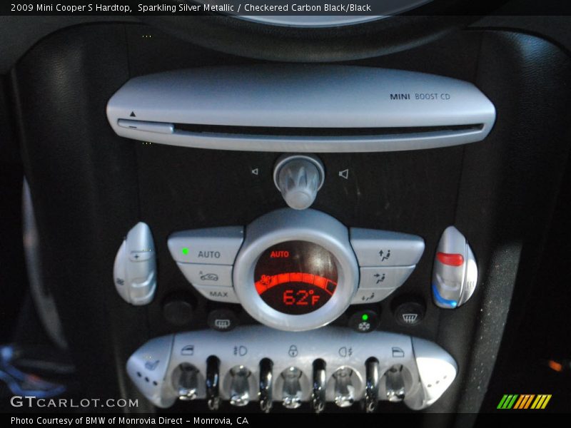 Sparkling Silver Metallic / Checkered Carbon Black/Black 2009 Mini Cooper S Hardtop