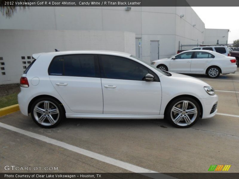 Candy White / R Titan Black Leather 2012 Volkswagen Golf R 4 Door 4Motion