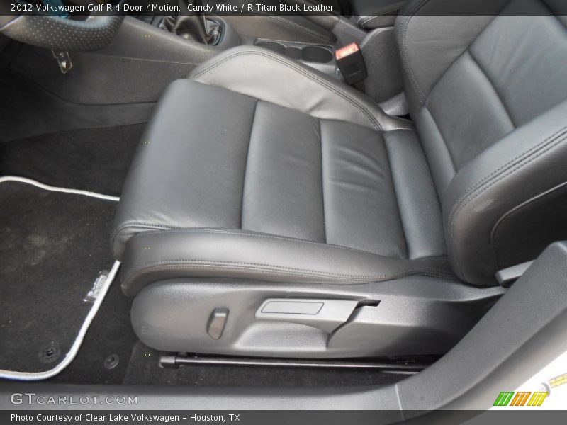 Candy White / R Titan Black Leather 2012 Volkswagen Golf R 4 Door 4Motion