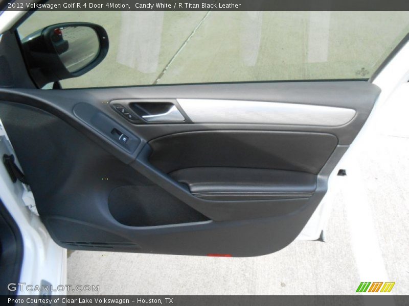 Candy White / R Titan Black Leather 2012 Volkswagen Golf R 4 Door 4Motion