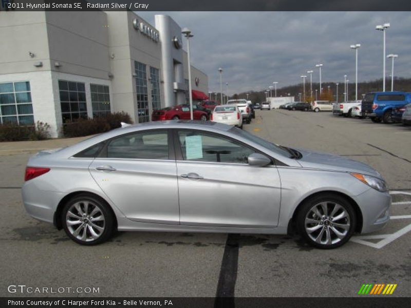 Radiant Silver / Gray 2011 Hyundai Sonata SE