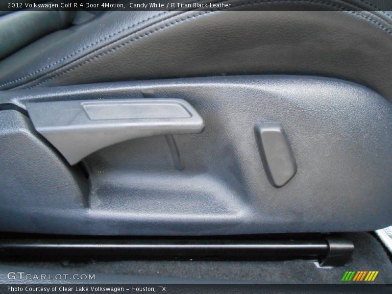 Candy White / R Titan Black Leather 2012 Volkswagen Golf R 4 Door 4Motion