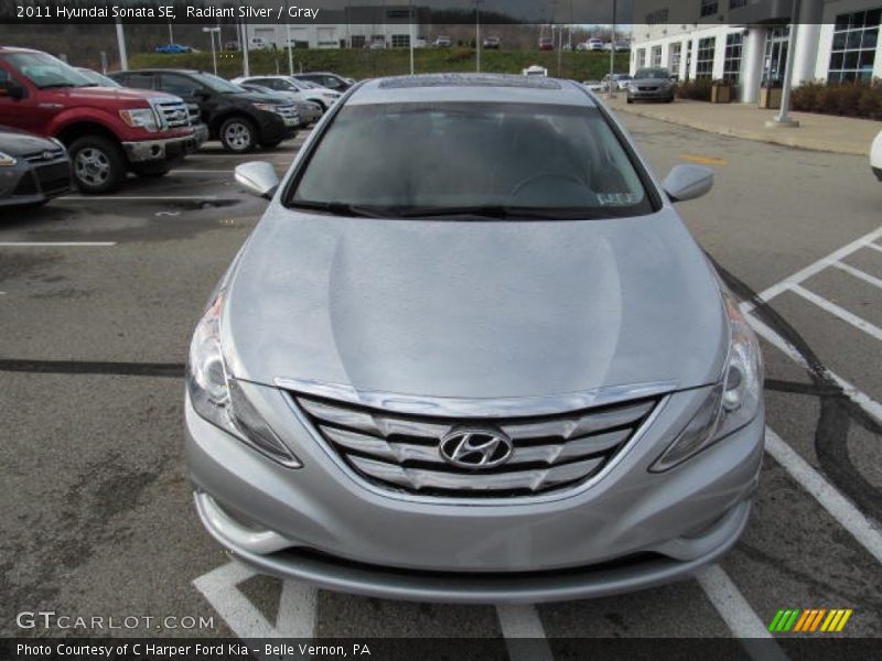 Radiant Silver / Gray 2011 Hyundai Sonata SE