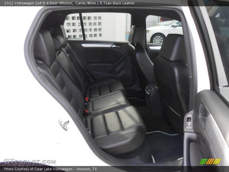 Candy White / R Titan Black Leather 2012 Volkswagen Golf R 4 Door 4Motion