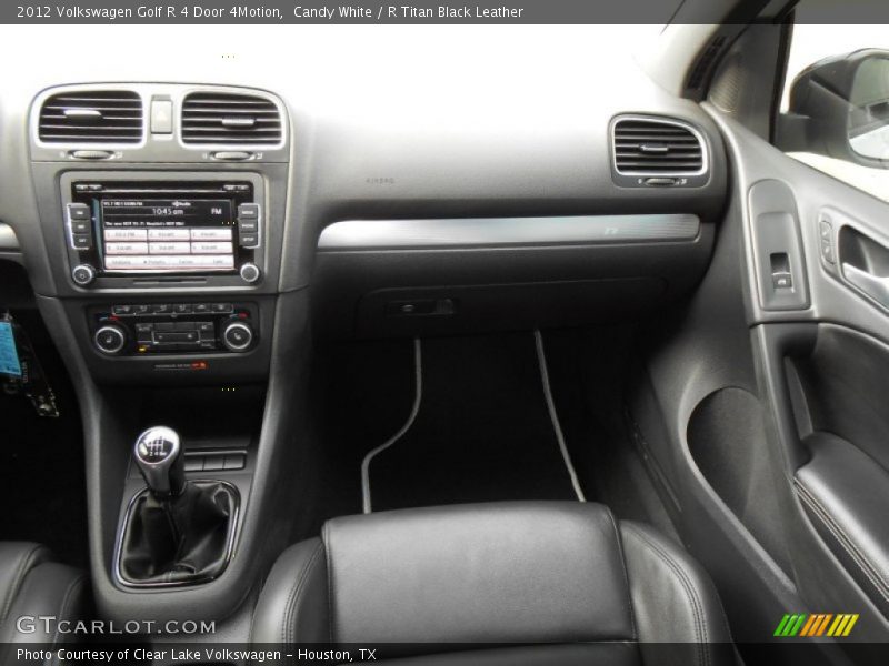 Candy White / R Titan Black Leather 2012 Volkswagen Golf R 4 Door 4Motion