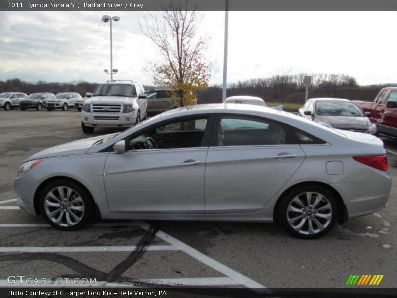 Radiant Silver / Gray 2011 Hyundai Sonata SE
