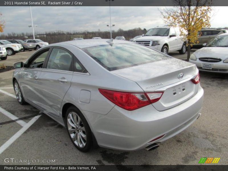 Radiant Silver / Gray 2011 Hyundai Sonata SE