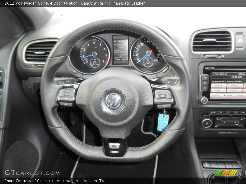  2012 Golf R 4 Door 4Motion Steering Wheel