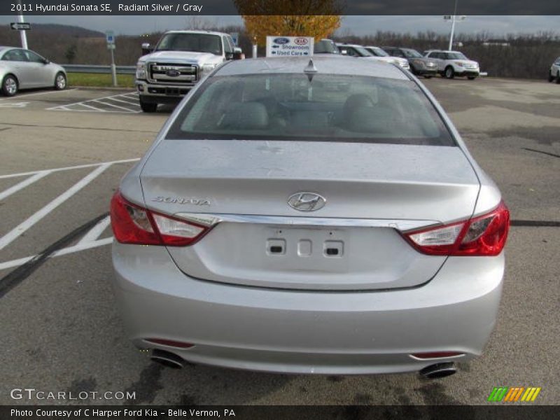 Radiant Silver / Gray 2011 Hyundai Sonata SE