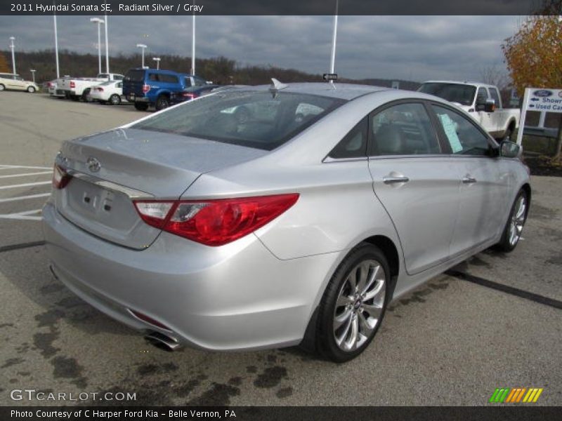 Radiant Silver / Gray 2011 Hyundai Sonata SE