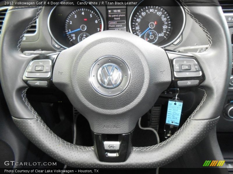  2012 Golf R 4 Door 4Motion Steering Wheel