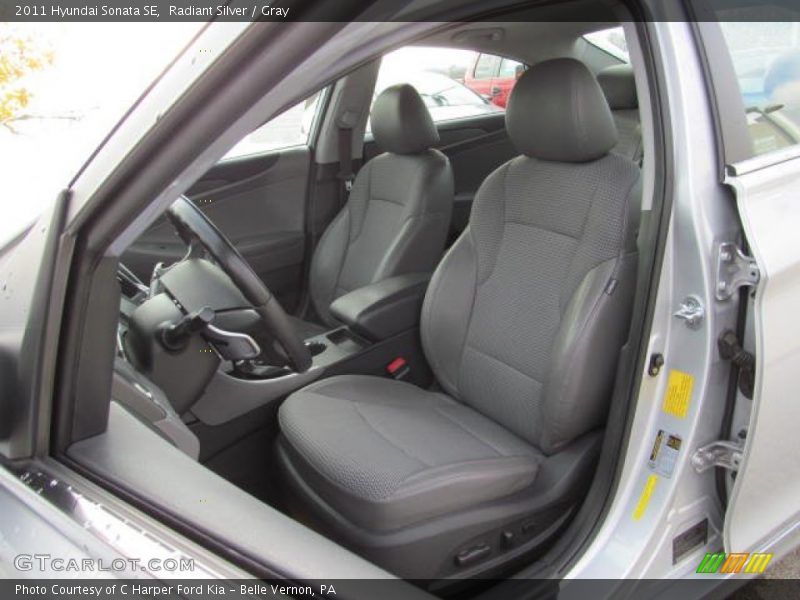 Radiant Silver / Gray 2011 Hyundai Sonata SE